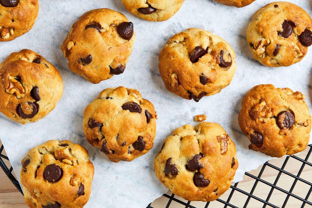 galletas con trozos de chocolate con freidora de aire - airfryer