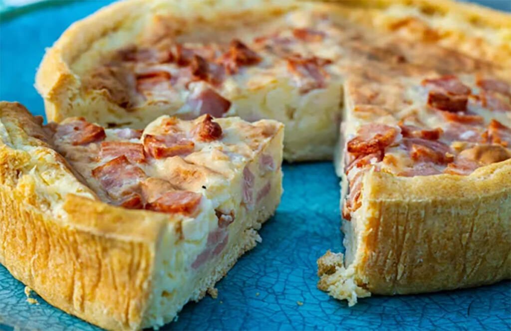 quiche lorraine con freidora de aire - airfryer