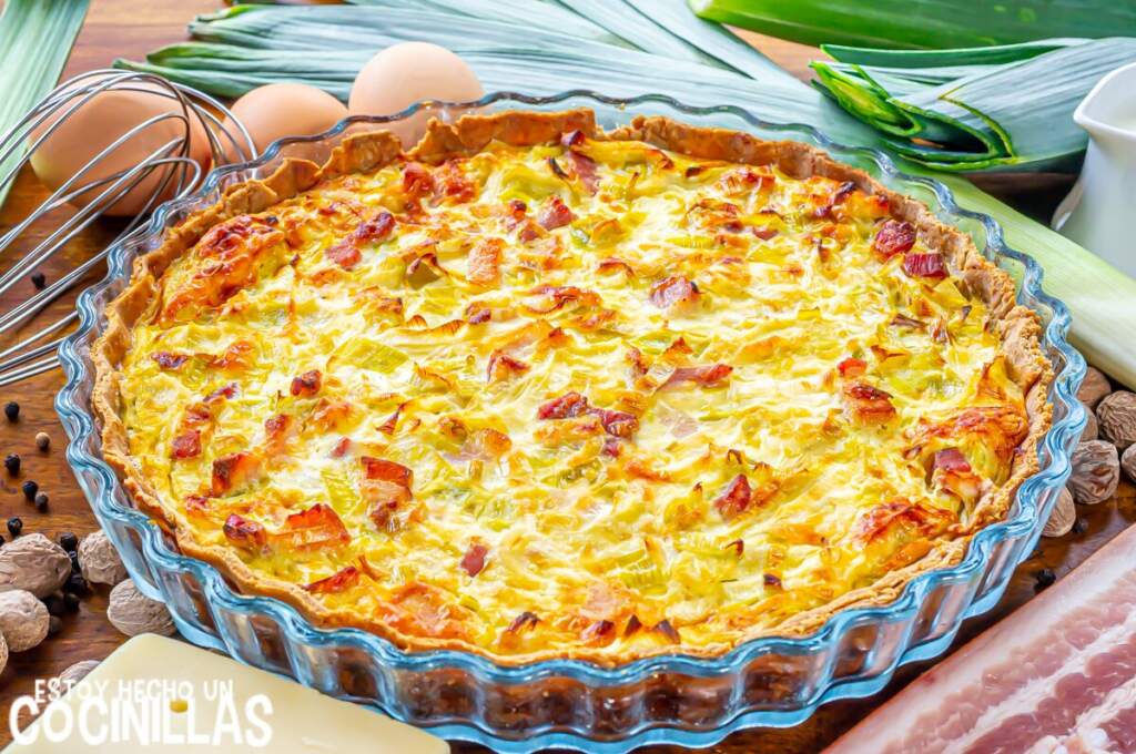 quiché de puerros con freidora de aire – airfryer