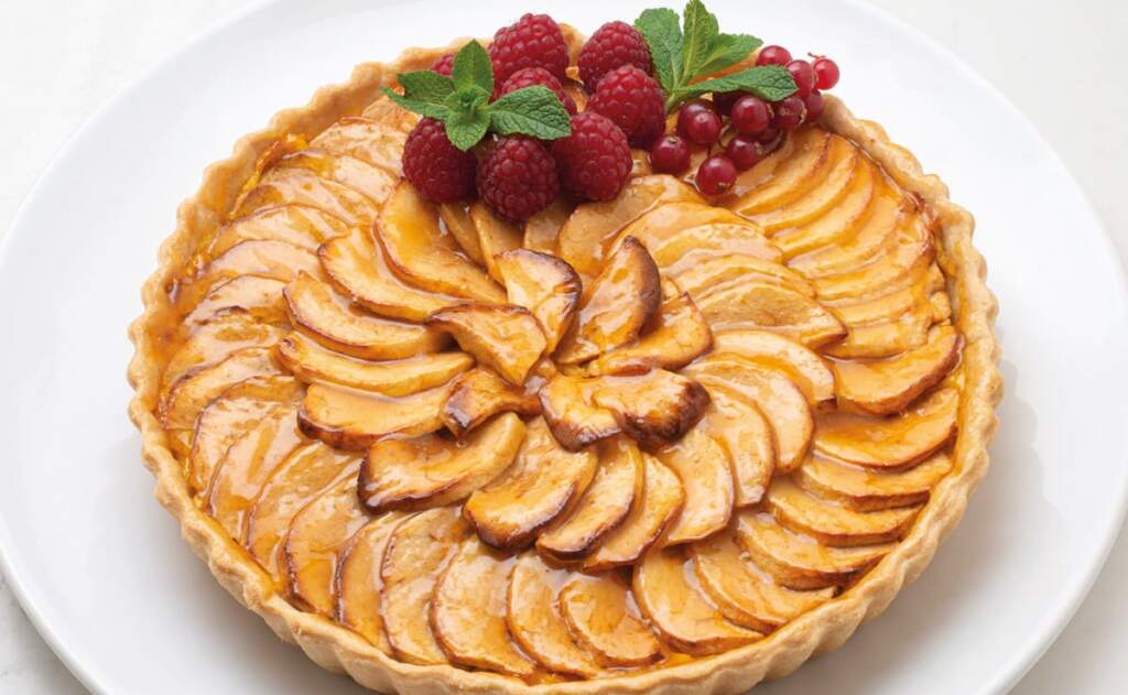 tarta de manzana con freidora de aire - airfryer